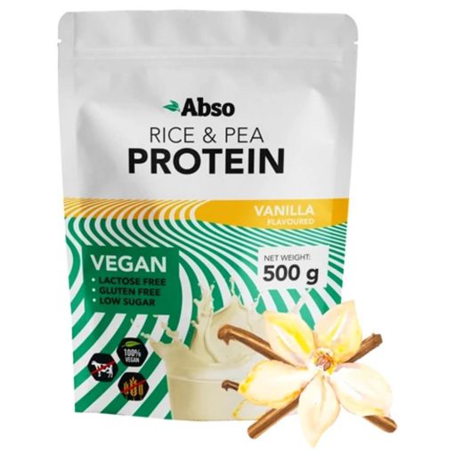 AbsoRice - Pudră proteică vegană cu aromă de vanilie - 500 g