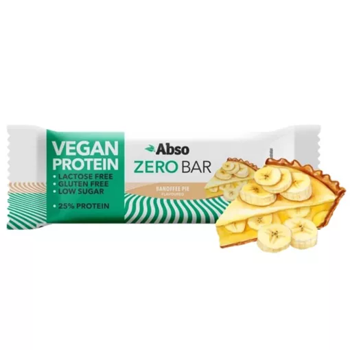 AbsoBar Zero - Banoffee Pie, baton proteic vegan - 40 g