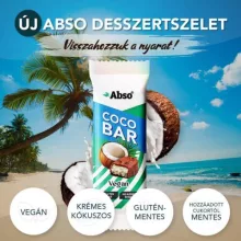 Abso Coco Bar - Baton de desert vegan cu nucă de cocos - 35 g / 20 buc 