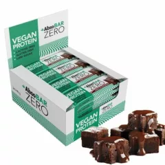   AbsoBar Zero - Dupla csokoládés brownie, vegán fehérje szelet - 24 x 40 g / 24 db
