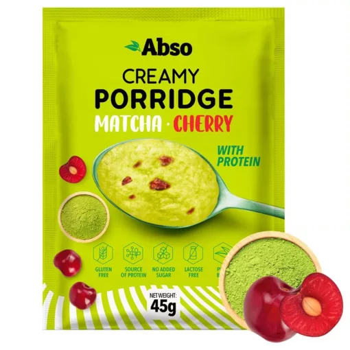 Abso Porridge Matcha-Meggy krémes kása - 45g