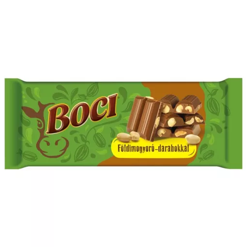 Boci Ciocolată cu lapte și bucăți de arahide - 90g