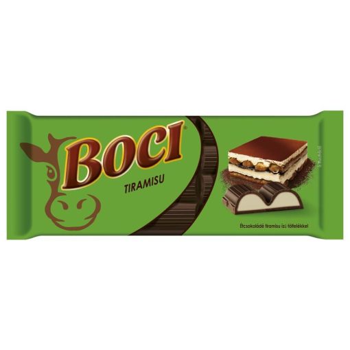 Boci ciocolată neagră cu aromă de prajitură Tiramisu - 85g