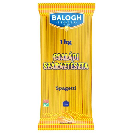 Paste Balogh - Paste uscate pentru familie - Spaghetti, fără ou, paste uscate - 1kg