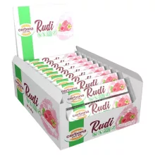 Cerbona Batoane de ovăz cu umplutură de zmeură, cu înveliș de ciocolată, cu îndulcitori, fără zahăr adăugat, fără gluten, fără lactoză, 30 x 30 g / 30 bucati in pachet