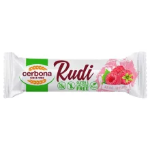 Cerbona Batoane de ovăz cu umplutură de zmeură, cu înveliș de ciocolată, cu îndulcitori, fără zahăr adăugat, fără gluten, fără lactoză, 30 x 30 g / 30 bucati in pachet