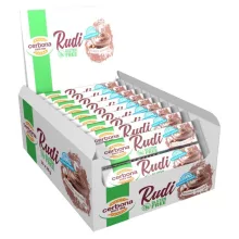 Cerbona Baton de ovăz cu umplutură de cremă de alune, cu înveliș de ciocolată, cu îndulcitori, fără zahăr adăugat, fără gluten, fără lactoză, 30 x 30 g / 30 bucati in pachet