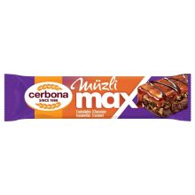 Cerbona MAX Baton cu müsli ciocolată – strat de caramel sărat 30 g