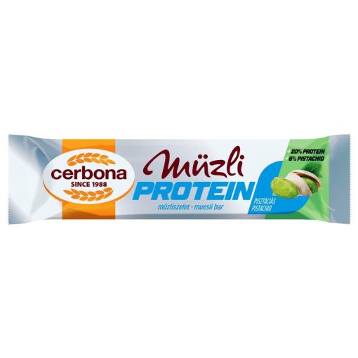 Cerbona Sport Protein müzliszelet pisztáciás 35g