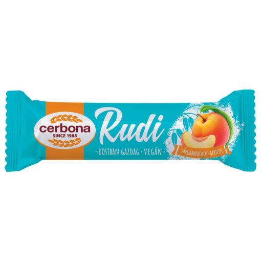 Cerbona Baton cu ovăz, umplutură de caise și glazură de cacao 30 g