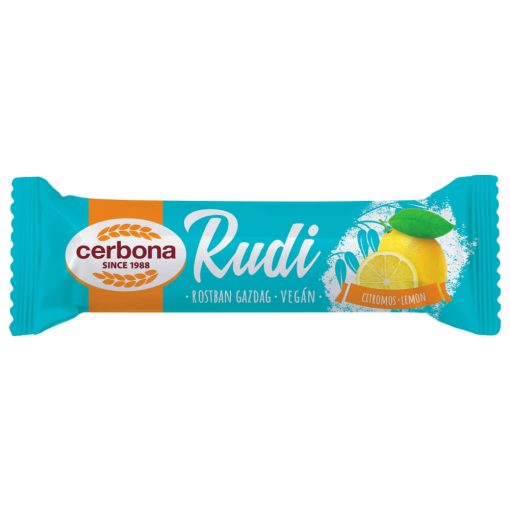 Cerbona Rudi zabbal, Citromos töltelékkel, kakaós bevonóval 30 x 30 g / 30 db