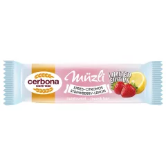 20 buc Cerbona Baton musli cu căpșuni și lămâie, 20 g