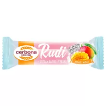 Cerbona Rudi Baton cu Ovăz, umplutură de Afine, glazură de Cacao, fără zahăr adăugat – 30 g