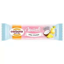 Cerbona Baton musli cu căpșuni și lămâie, 20 g