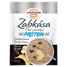 Terci de ovăz proteic cu ciocolată și banane Cerbona Sport, cu îndulcitori - 60 g