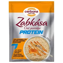 Terci de ovăz proteic cu caramel sărat Cerbona Sport, cu îndulcitori - 60 g