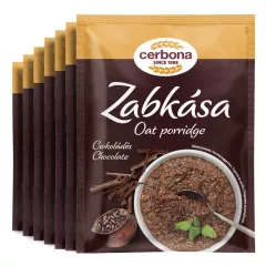   Terci de ovăz cu ciocolată Cerbona - 7 x 55 g / Pachet saptamanal