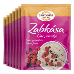   Terci de ovăz cu fructe de pădure Cerbona - 7 x 55 g / Pachet saptamanal
