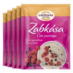   Terci de ovăz cu fructe de pădure Cerbona - 5 x 55 g / Pachet de gustări