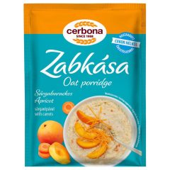 Terci de ovăz cu caise Cerbona, fără zahăr adăugat, cu îndulcitori - 50 g   Terci de ovăz cu caise Cerbona, fără zahăr adăugat, cu îndulcitori - 50 g