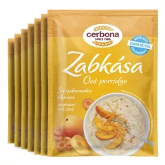   Terci de ovăz cu caise Cerbona, fără zahăr adăugat, cu îndulcitori - 7 x 50 g / Pachet saptamanal