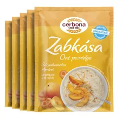   Terci de ovăz cu caise Cerbona, fără zahăr adăugat, cu îndulcitori - 5 x 50 g / Pachet de gustări