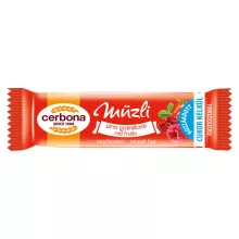 Baton musli cu fructe roșii Cerbona - 20 g