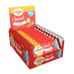 Baton musli cu fructe roșii Cerbona - 20 x 20 g / 20 buc