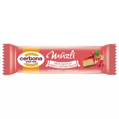   Cerbona Málnás sajttorta müzliszelet, joghurtos bevonó talppal 20 x 20g / 20 db