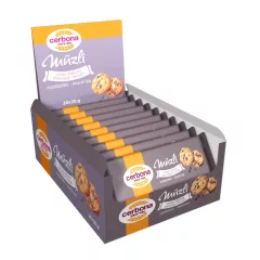   Cerbona Salty-caramel-ciocolata neagră baton musli, cu talpă din glazură cu cacao, 20 g