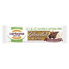 Baton ovăz cu ciocolată și marțipan Cerbona, fără gluten, fără lactoză - 40 g