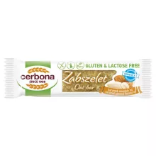 Cerbona Glutén- és laktózmentes zabszelet karamell-mandulás, édesítőszerrel 20 x 40 g / 20 db