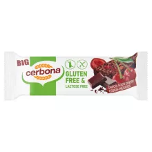 Big baton musli cu vișine și ciocolată Cerbona, fără gluten și fără lactoză - 35 g