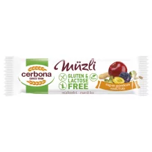 Big baton musli cu semințe și fructe, Cerbona, fără gluten și fără lactoză - 35 g