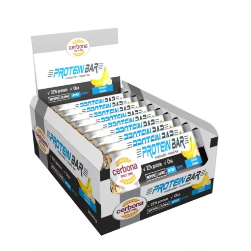 Cerbona Sport Protein banános müzliszelet 20 x 35 g / 20 db