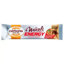 Baton cu ciocolată și migdale Cerbona Sport Energy - 20 x 35 g / 20 buc