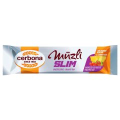 Baton de cereale cu ananas și goji Cerbona Sport-Slim, cu îndulcitor - 35 g   Baton de cereale cu ananas și goji Cerbona Sport-Slim, cu îndulcitor - 35 g