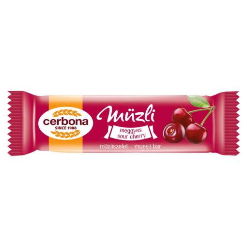 Baton musli cu vișine Cerbona - 20 g