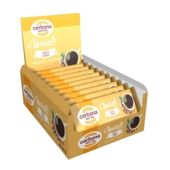   Baton musli cu cafea și glazură albă Cerbona - 20 x 20 g / 20 buc