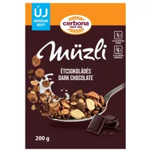 Cerbona Musli cu ciocolată neagră - 200 g