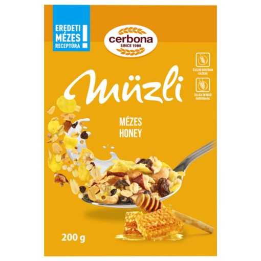 Cerbona Musli cu miere și portocale - 200 g