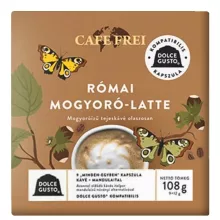 Café Frei, Dolce-Gusto Római-mogyoró-latte kávékapszula, 9db kapszula/dobozos kiszerelésben