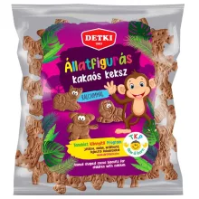 Detki Biscuiți cu figurine de animale, cu cacao, 160 g