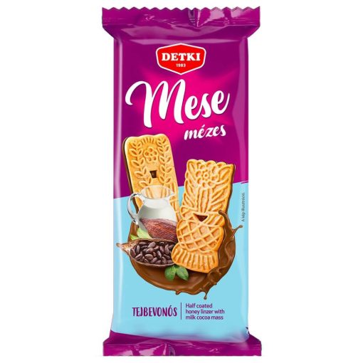Detki Mese, Mézes linzer kakaós tejbevonómasszával félig mártva, 180g
