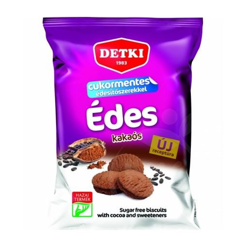 Detki Vitál, Biscuiți fragezi cu cacao, fără zahăr adăugat, 180 g