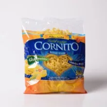 Cornito Paste uscate - Paste în formă de pătrățele ondulate - Fără gluten, Fără lactoză - 200 g