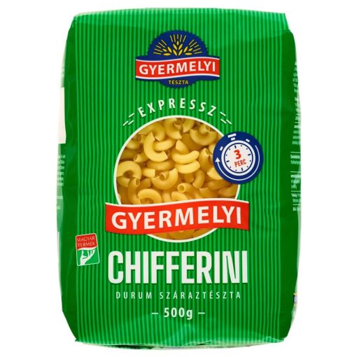 Gyermelyi Chifferini, paste expres din grâu dur - 500 g