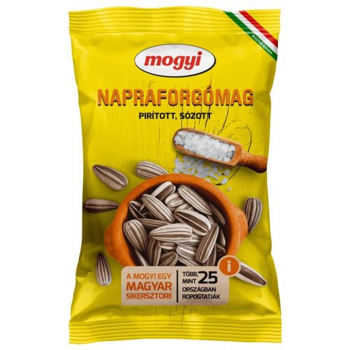 Mogyi Semințe de Floarea-Soarelui Prăjite, Sărate – 60g