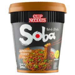 Nissin Soba instant în pahar cu aromă de curry japonez - 90 g   Nissin Soba instant în pahar cu aromă de curry japonez - 90 g