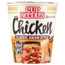 Nissin Cup Noodles supă instant de tăiței cu aromă gustoasă de pui - 63 g